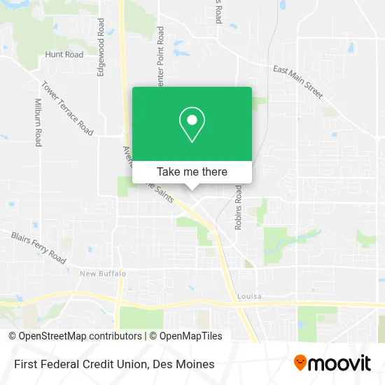 First Federal Credit Union map