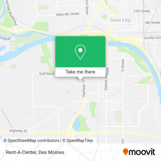 Rent-A-Center map