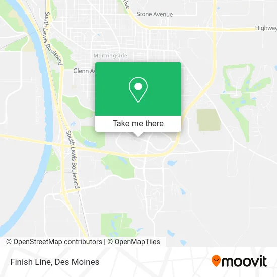 Finish Line map