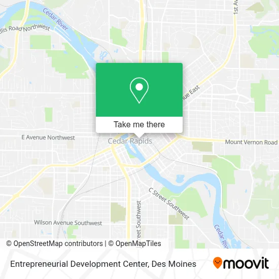 Entrepreneurial Development Center map
