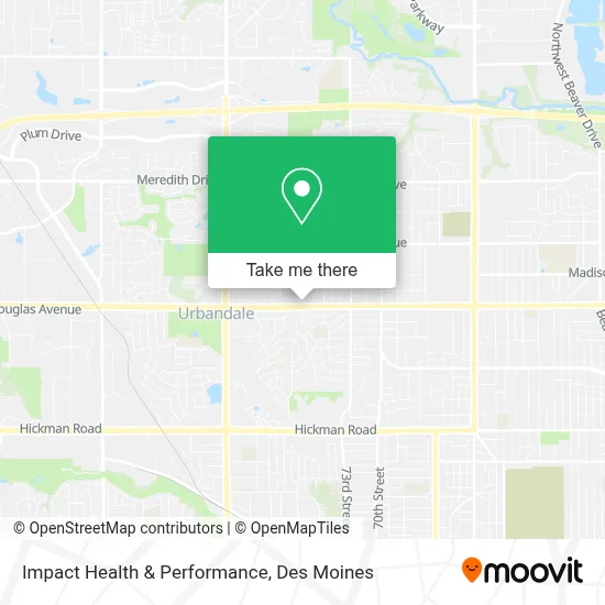 Impact Health & Performance map