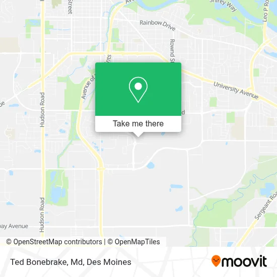 Ted Bonebrake, Md map