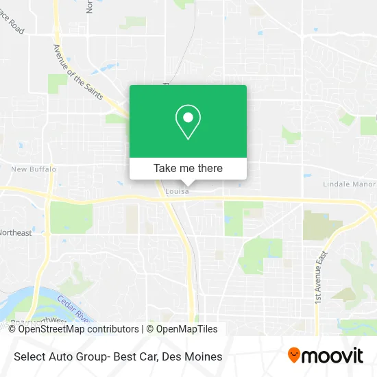 Select Auto Group- Best Car map