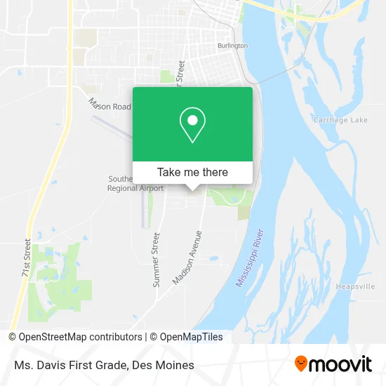 Ms. Davis First Grade map