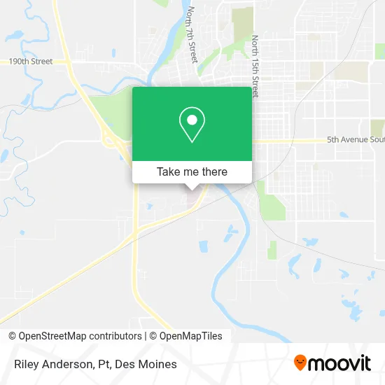 Riley Anderson, Pt map