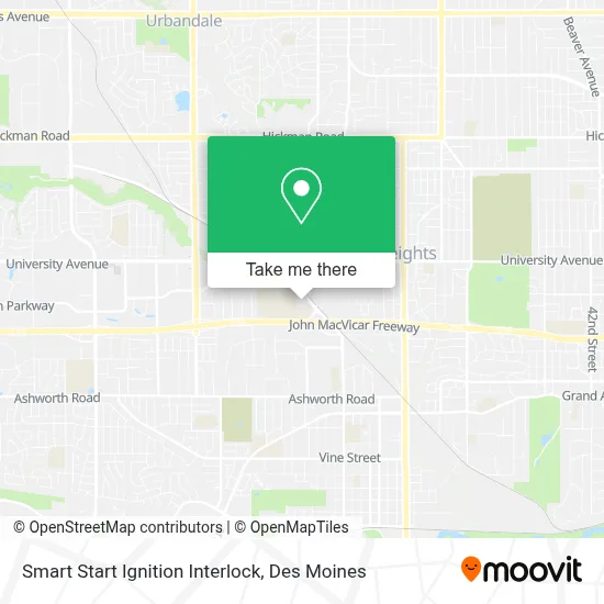Smart Start Ignition Interlock map
