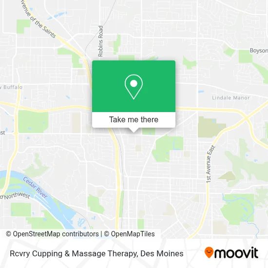 Rcvry Cupping & Massage Therapy map