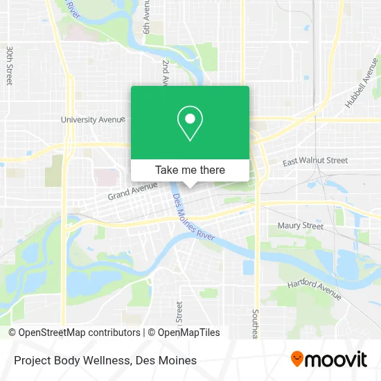 Project Body Wellness map
