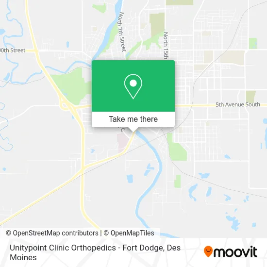 Unitypoint Clinic Orthopedics - Fort Dodge map