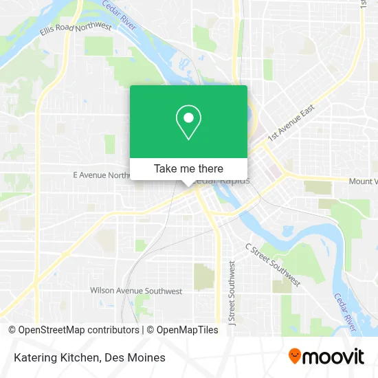 Katering Kitchen map