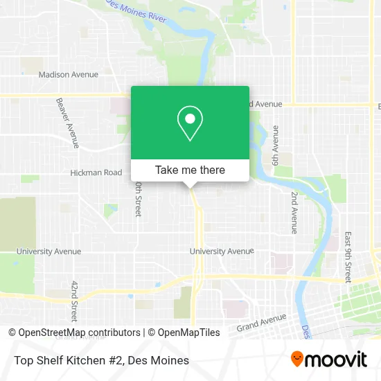 Top Shelf Kitchen #2 map