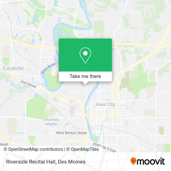 Riverside Recital Hall map
