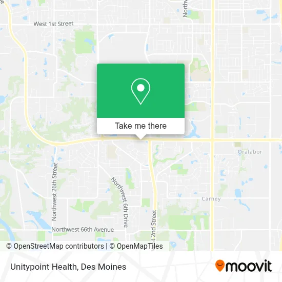 Unitypoint Health map
