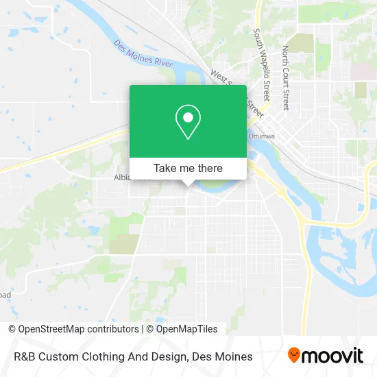 R&B Custom Clothing And Design map