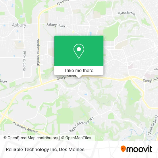 Reliable Technology Inc map