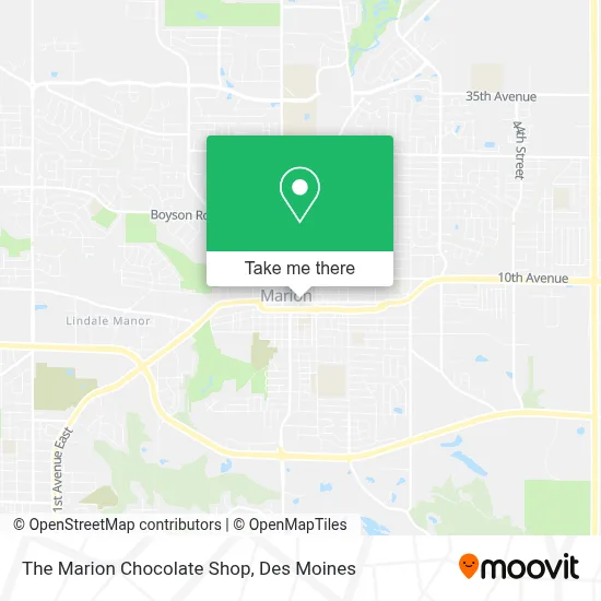 The Marion Chocolate Shop map