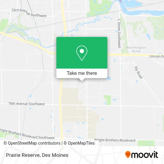 Prairie Reserve map