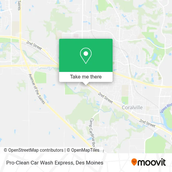 Pro-Clean Car Wash Express map