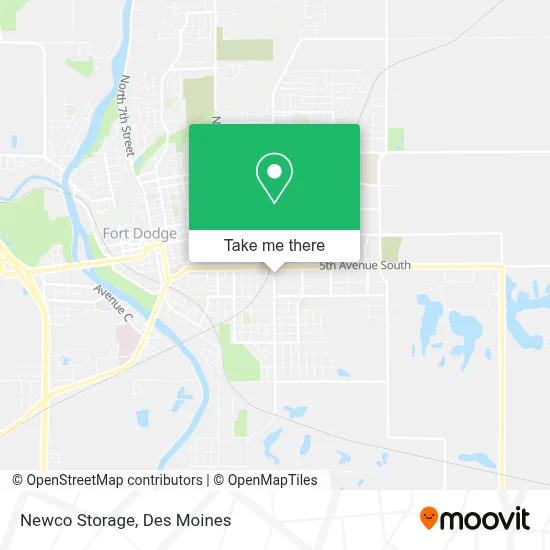 Newco Storage map