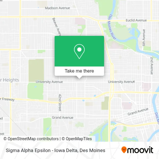 Sigma Alpha Epsilon - Iowa Delta map