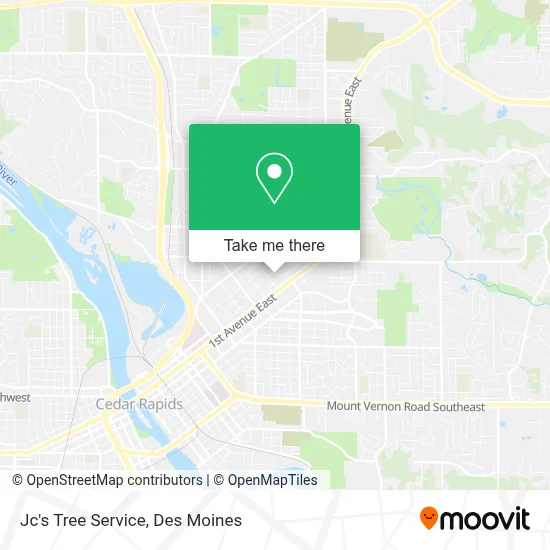 Jc's Tree Service map