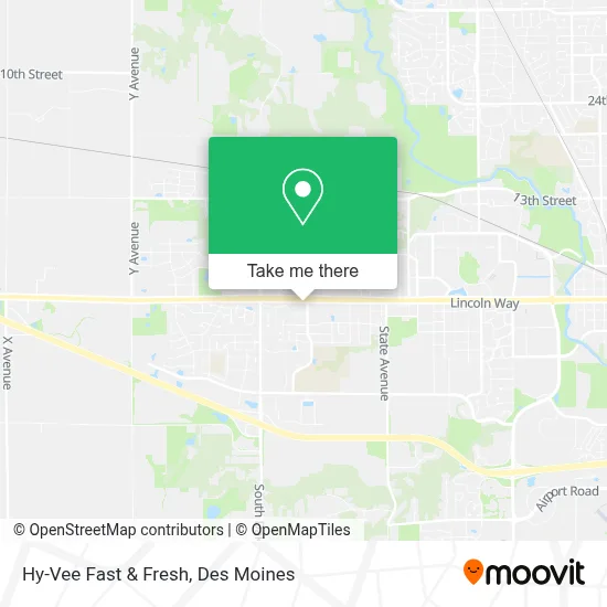 Hy-Vee Fast & Fresh map