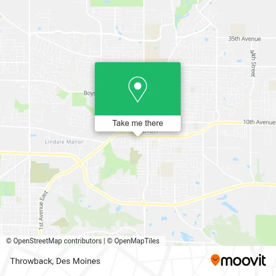 Throwback map