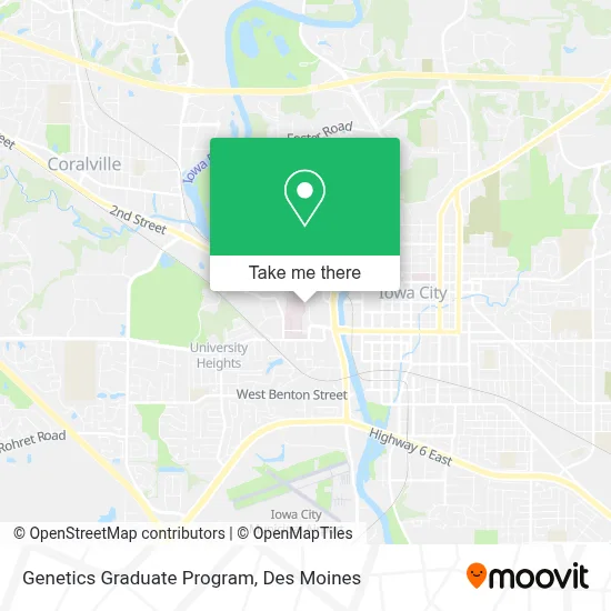 Genetics Graduate Program map