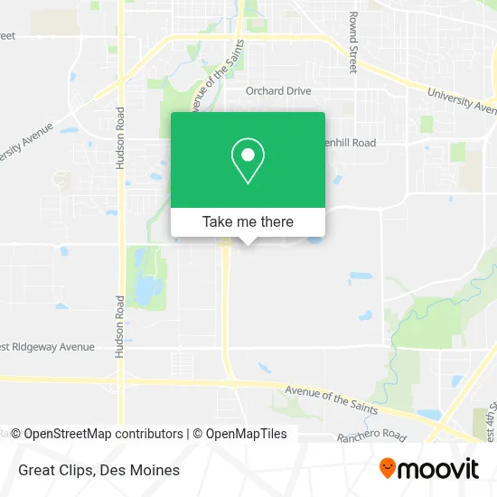 Great Clips map