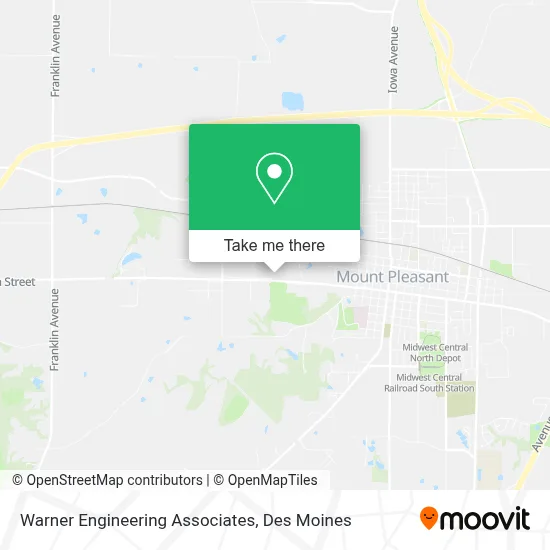 Warner Engineering Associates map