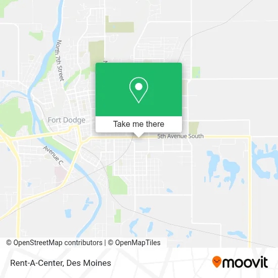 Rent-A-Center map