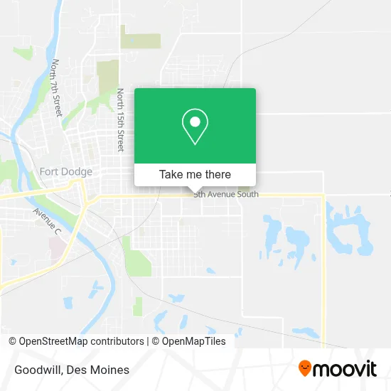 Goodwill map