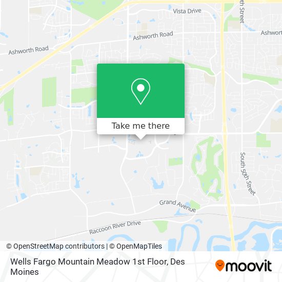 Mapa de Wells Fargo Mountain Meadow 1st Floor