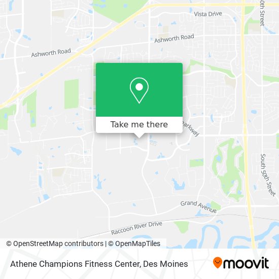 Athene Champions Fitness Center map