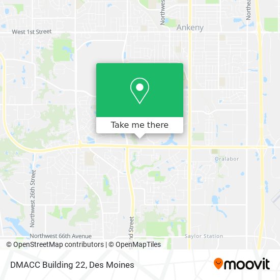 DMACC Building 22 map