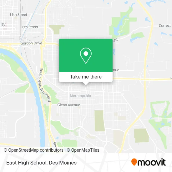 East High School map