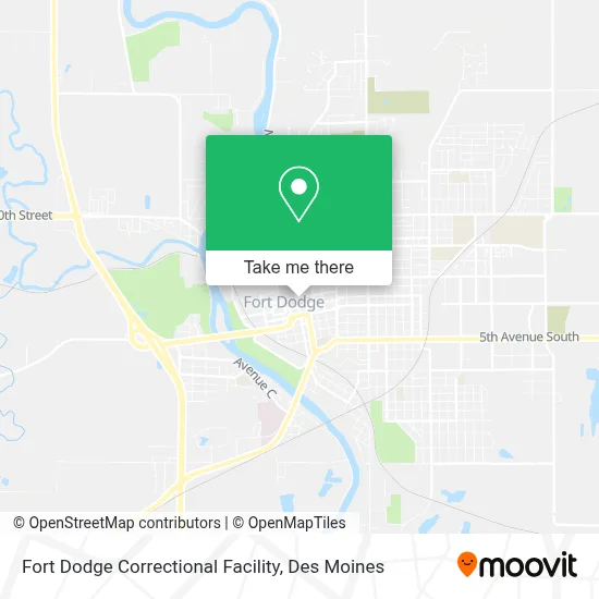 Fort Dodge Correctional Facility map