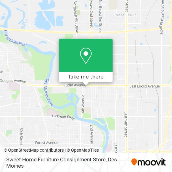 Mapa de Sweet Home Furniture Consignment Store