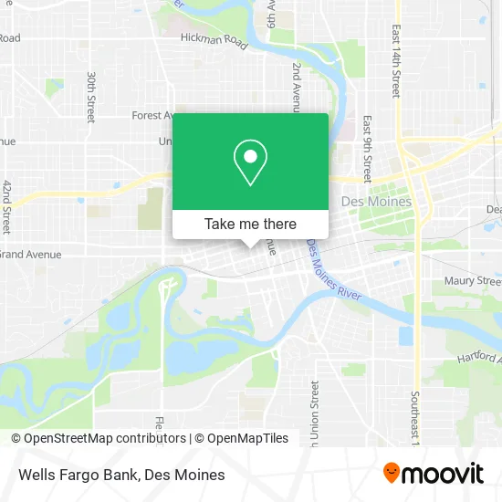 Wells Fargo Bank map