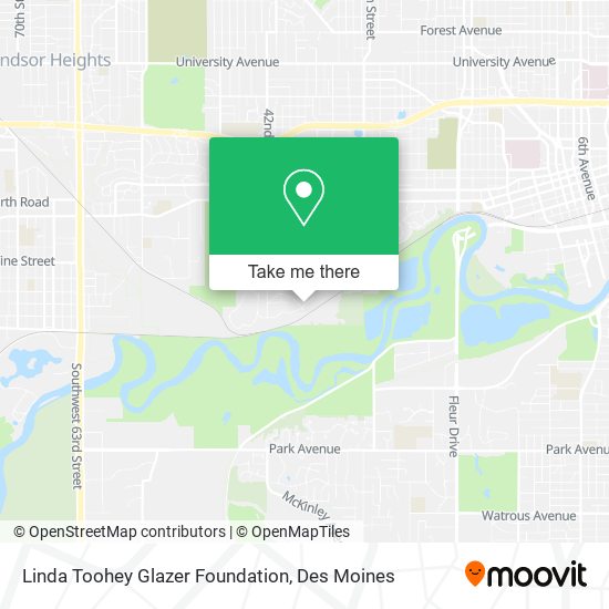 Linda Toohey Glazer Foundation map