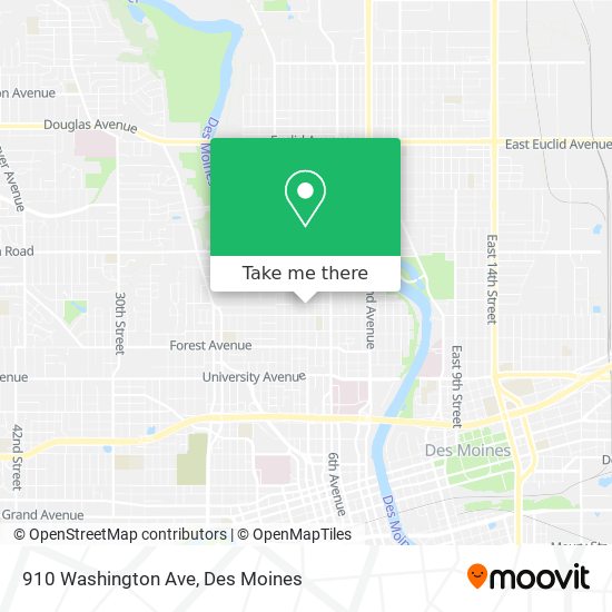 910 Washington Ave map