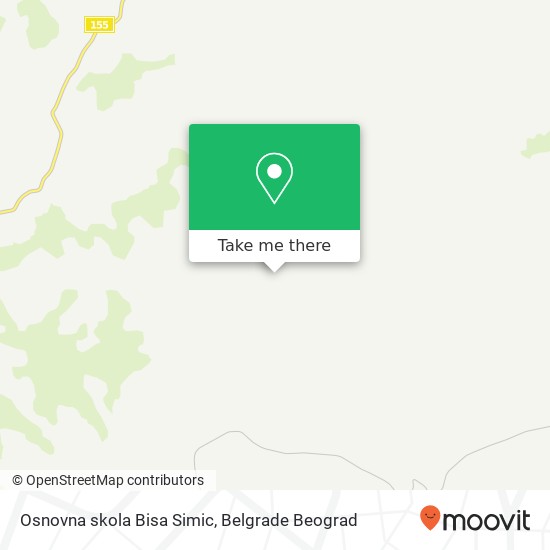 Osnovna skola Bisa Simic map