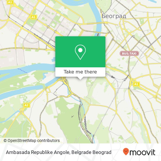 Ambasada Republike Angole map