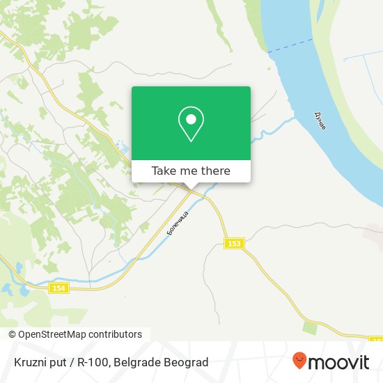 Kruzni put / R-100 map