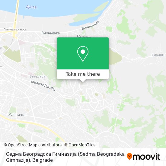 Седма Београдска Гимназија (Sedma Beogradska Gimnazija) map