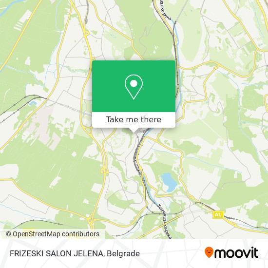 FRIZESKI SALON JELENA map