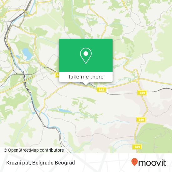 Kruzni put map