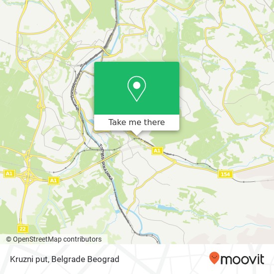 Kruzni put map