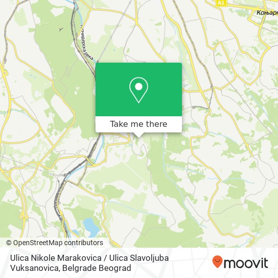 Ulica Nikole Marakovica / Ulica Slavoljuba Vuksanovica map