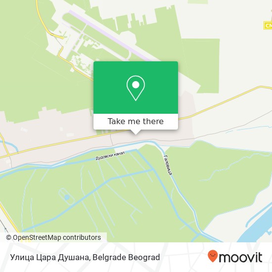 Улица Цара Душана map